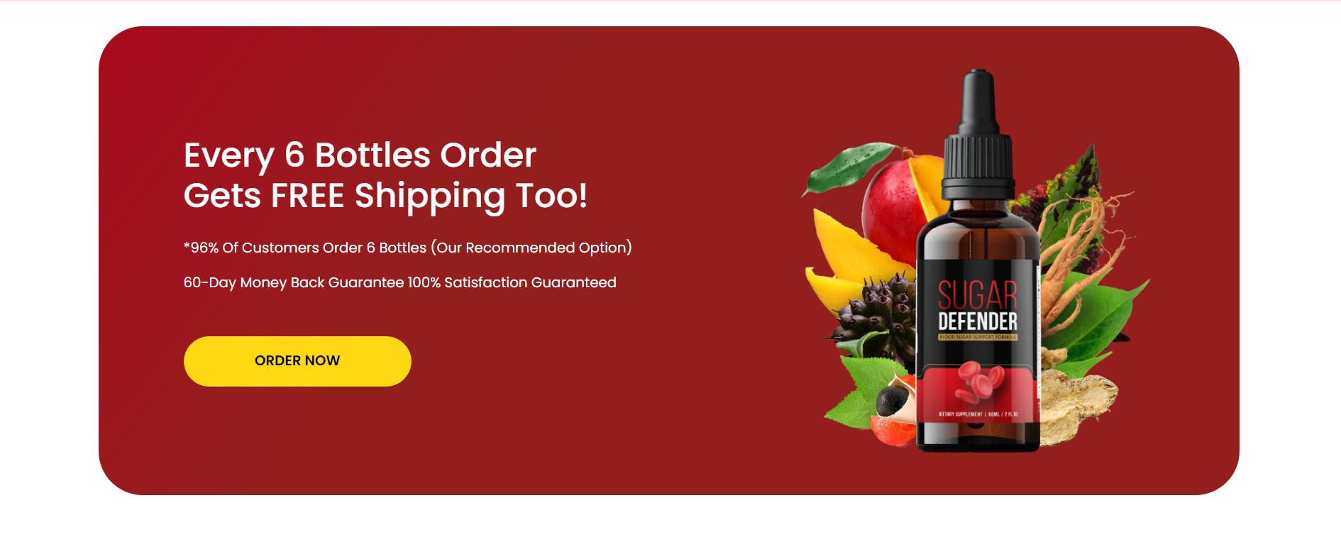 sugar defender free shipping
