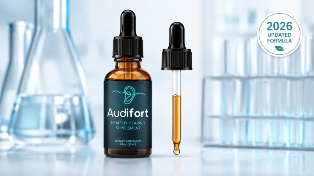 Audifort official liquid drops bottle for tinnitus relief review